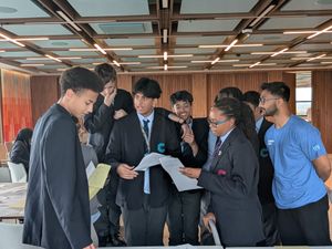 Students at the Goldman Sachs ‘Future Skills’ workshop