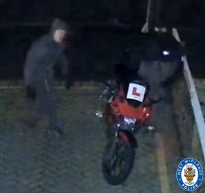 This image has been released of one of the men police say they want to speak to. Photo: West Midlands Police