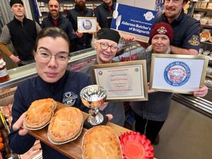 Supporting image for story: ‘We're over the moon’ - Joy as award-winning Bridgnorth butcher shop scoops accolades at pie awards
