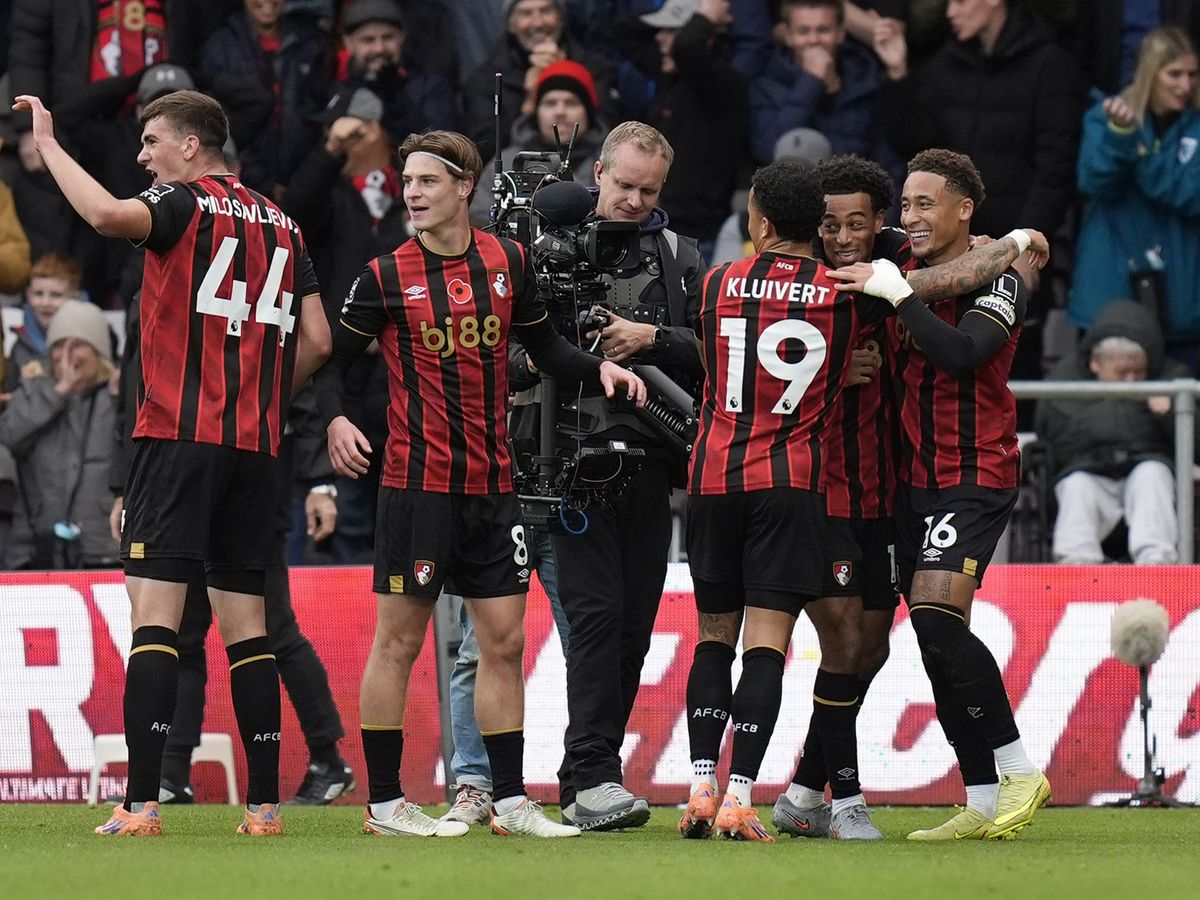 Bournemouth up to second as Sean Dyche suffers opening league defeat