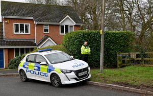 Police activity at Cotwall End Local Nature Reserve, off Old Quarry Drive in Upper Gornal

