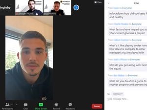 Supporting image for story: Telford sports students get chance to quiz Wolves star