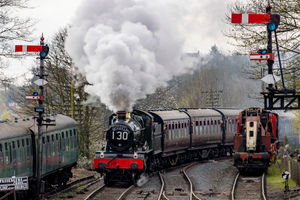 Severn Valley Railway annual Spring Steam Festival at Bridgnorth Station