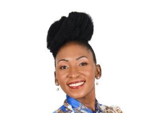 Supporting image for story: Business star Fungai Ndemera speaking at Metro Bank Merry Hill