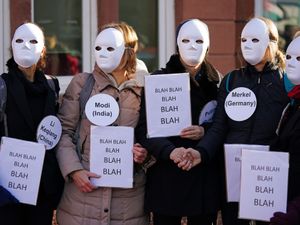 Supporting image for story: Extinction rebellion activists march through Glasgow in protest at Cop26