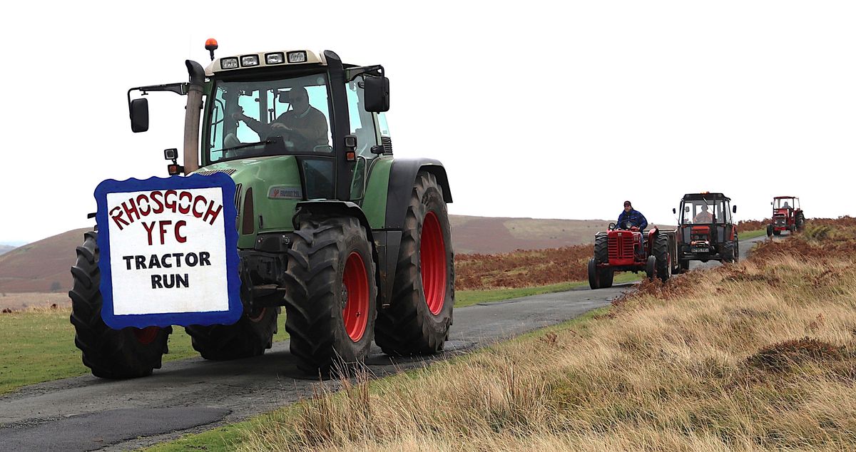 Nine brilliant pictures from Rhosgoch YFC tractor run