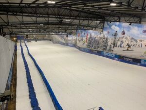 The indoor slope at Tamworth Snowdome.