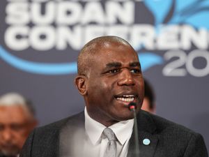 Foreign Secretary David Lammy speaking at the London Sudan Conference