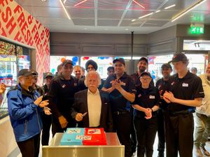 Supporting image for story: Domino's opens latest county store and welcomes owner of former shop in its place to open it