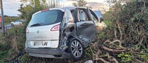 The crash involved two vehicles. Picture: Ellesmere Fire Station