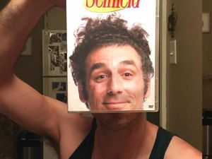 Supporting image for story: Seinfeld fans create epic sleeveface pictures with DVD covers