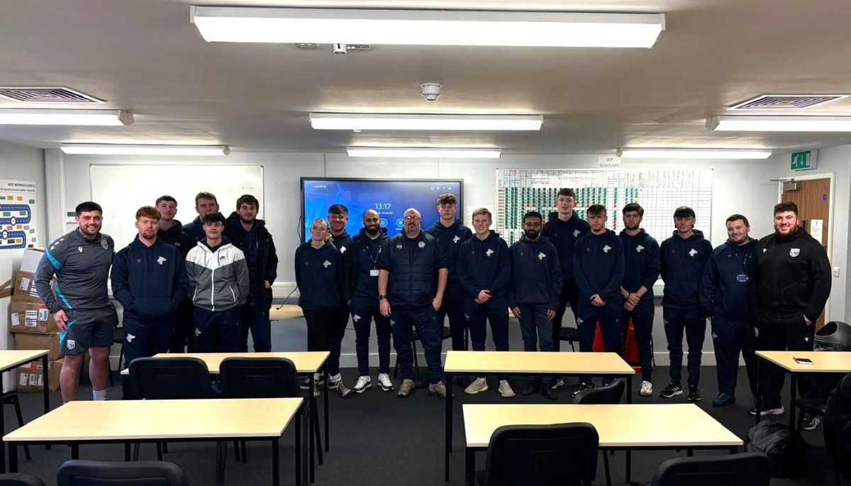 University football coaching students go behind the scenes at West Bromwich Albion