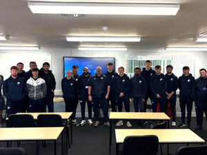 Supporting image for story: University football coaching students go behind the scenes at West Bromwich Albion