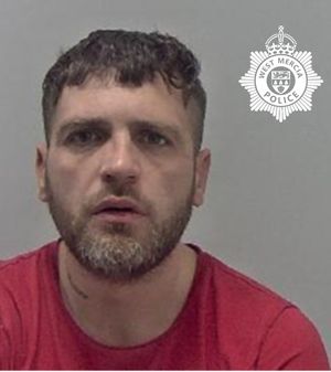 Jason Challoner, of Telford, has been sentenced after stealing items from M&S. Photo: West Mercia Police