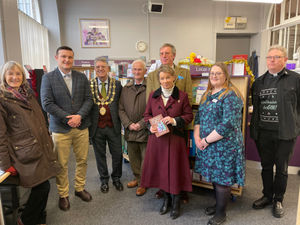 Supporting image for story: Historic Mayflower books handed over to the care of Much Wenlock Library