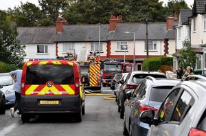 SANDWELL COPYRIGHT NATIONAL WORLD TIM THURSFIELD -07/09/25The scene of a house fire in Dunsford Road, Bearwood.