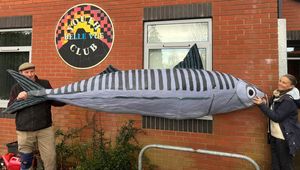 Up Sewage Creek will carry a giant fish as they march through Shrewsbury