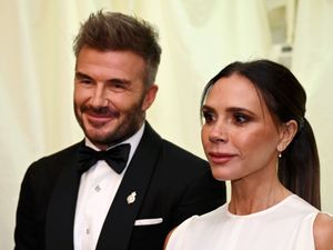 Supporting image for story: Victoria Beckham posts picture of David in hospital bed following surgery