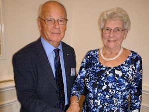 Supporting image for story: Celebrations for past Rotarian president