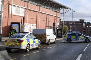 Police at the scene in Upper Dean Street, in Birmingham. Photo: SnapperSK