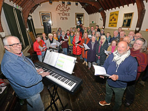Supporting image for story: Shropshire choir brings neighbours together in Christmas song