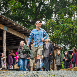Tom leads the way at his apple nursery photo Rick Adaway 