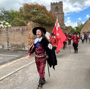 Daniel Williams in his King Charles I costume