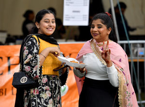 There was plenty of food on offer on the day