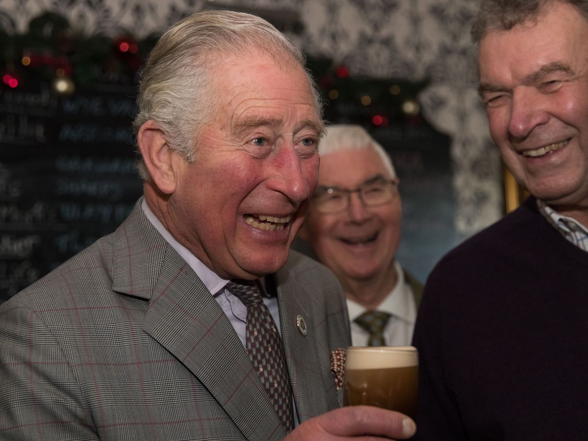 In Pictures: Charles enjoying a right royal pint or two over the years