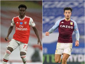 Supporting image for story: Bukayo Saka insists Jack Grealish is a difficult player to keep quiet