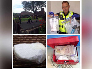 Supporting image for story: Cocaine seized in Tipton house raid