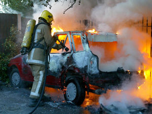 Supporting image for story: Drivers warned to stay on guard after spate of car fires in Telford