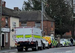 Police were called to a property on Hadley High Street on Sunday, January 11, after receiving a call that a potential hand grenade had been found