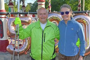 Lucie Tait-Harris said she was delighted to be able to help her friend celebrate a special anniversary