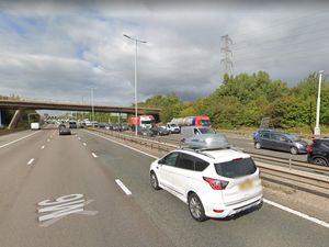Supporting image for story: Three-vehicle crash leads to big tailbacks on M6 