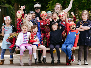 Supporting image for story: Youngster thanks all the superheroes who have helped him fight cancer 