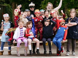 Supporting image for story: Youngster thanks all the superheroes who have helped him fight cancer 