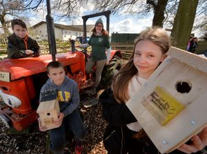 Supporting image for story: Pupils from Sir John Talbot's School take part in an 'Eco-Day' at Fordhall Farm in Market Drayton