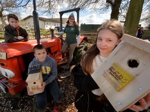 Supporting image for story: Pupils from Sir John Talbot's School take part in an 'Eco-Day' at Fordhall Farm in Market Drayton