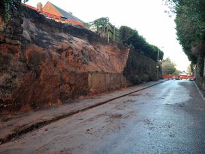 Supporting image for story: Black Country road closed after wall collapse to reopen