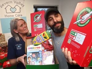 Supporting image for story: Bridgnorth business centre and care provider join forces for shoebox charity drive