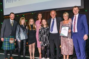 PLAY@ Lower Drayton Farm receiving their Highly Commended award at the NFAN awards last week