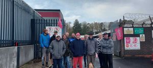 Workers out on the picket lines across the region