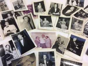 Some of the photographs being auctioned off. Photo: Hansons Auctioneers/Family of George Ruff/PA Wire