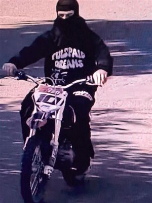 Police have received reports of an off-road bike being ridden around Brookside in Telford. Picture: West Mercia Police.