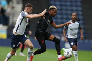 Ben Whiteman of Preston North End and Grady Diangana of West Bromwich Albion (Photo: WBA/Adam Fradgley)