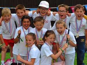 Supporting image for story: St Michael's children prove a hit at Tri-Golf