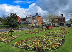 Cae Glas Park in Oswestry helped the town secure the best large town title
