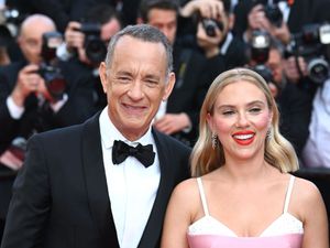 Supporting image for story: Tom Hanks and Scarlett Johansson attend premiere of Wes Anderson’s Asteroid City