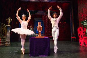 The piece was unveiled alongside a performance of the Nutcracker